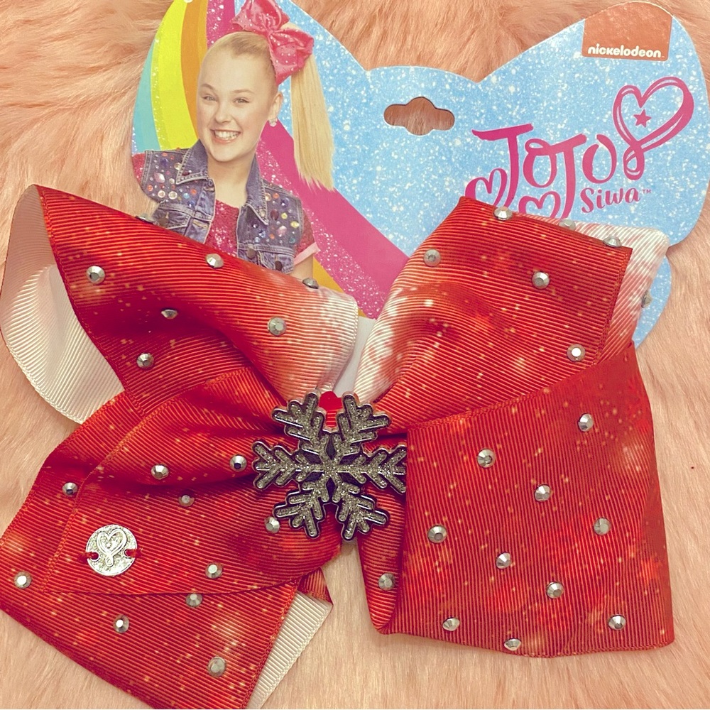 🌸3/$10🌸 NWT Jojo Siwa Snowflake bow